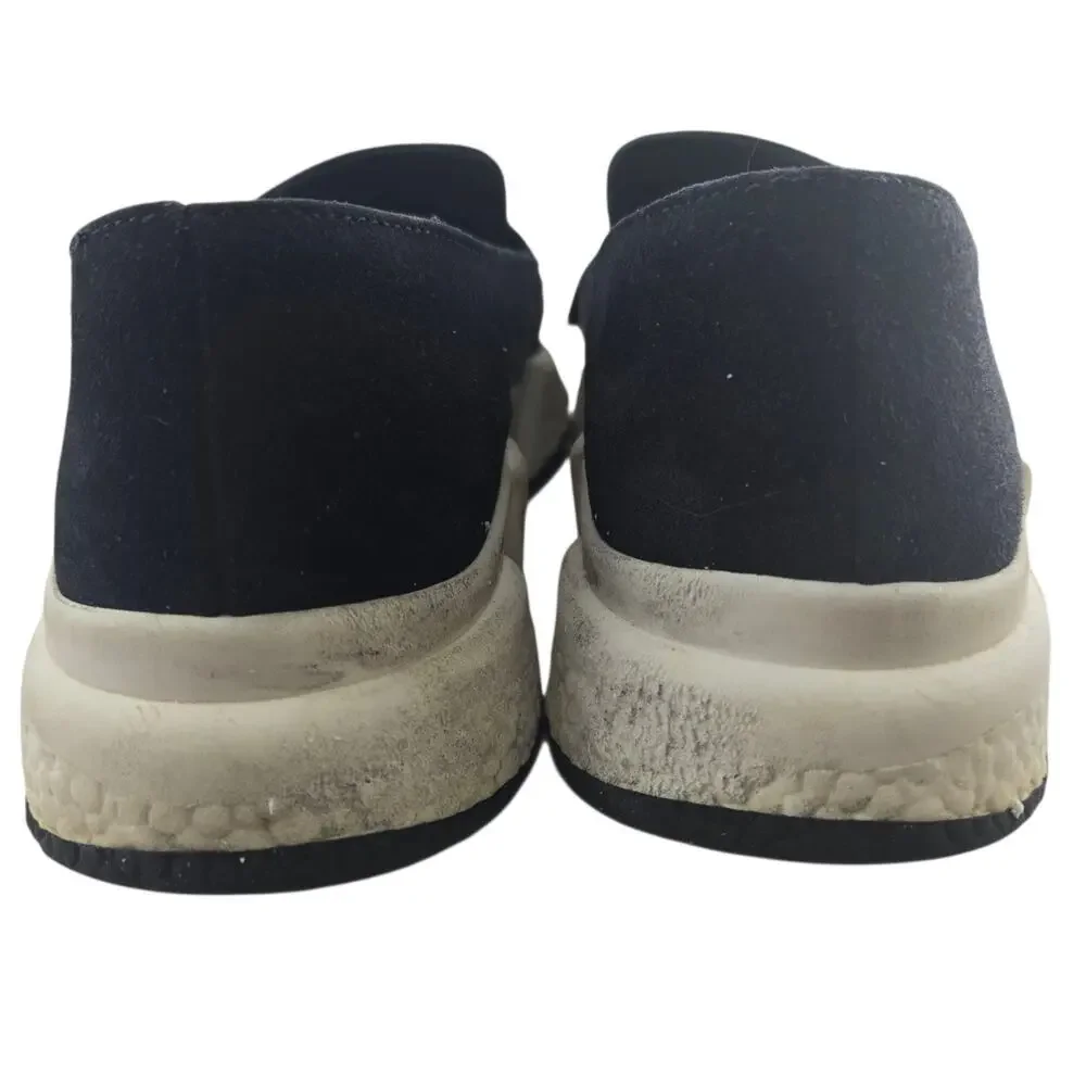 Weekend MaxMara Blue Suede‎ Platfprm Loafers Womens 7 37 Tassel Casual Designer